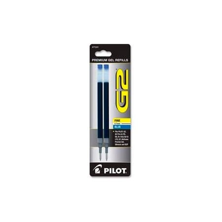 PILOT Pilot® G2 Gel Ink Refill, Fine, Blue Ink, 2/Pack 77241